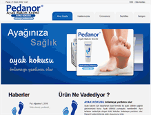 Tablet Screenshot of pedanor.com